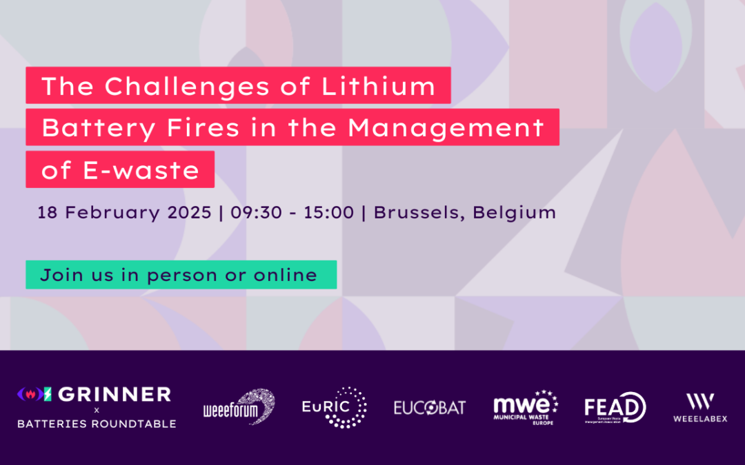 EVENT | The Challenges of Lithium Battery Fires in the Management of E-waste